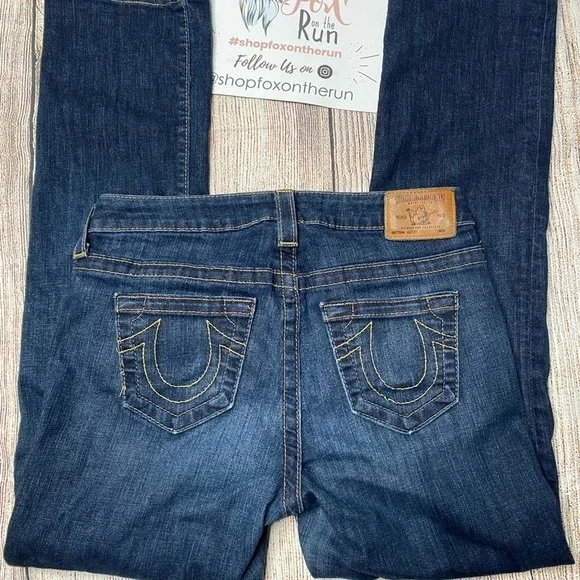 TRUE Religion Avery Straight Leg Jeans Size 28 - Picture 3 of 9